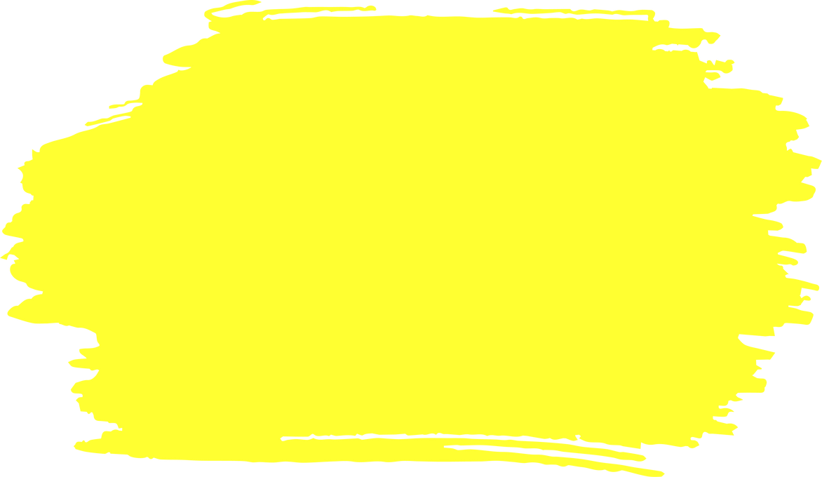 Yellow Paint Brush Stroke Illustration